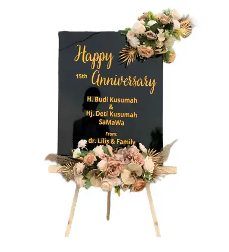 Papan Bunga Akrilik Kucur