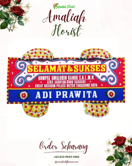Papan Bunga Ucapan Selamat Kucur